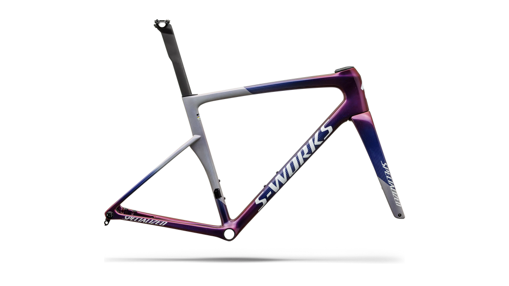 Specialized S-Works Tarmac SL9 Frameset - Red Sky / Dove Grey / Metallics White Silver