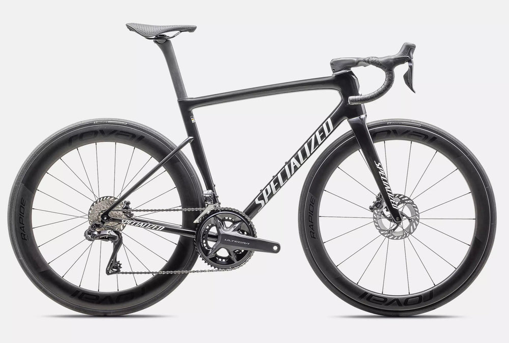 Specialized Tarmac SL8 Pro Di2 bike -  Gloss Carbon / Metallic White Silver