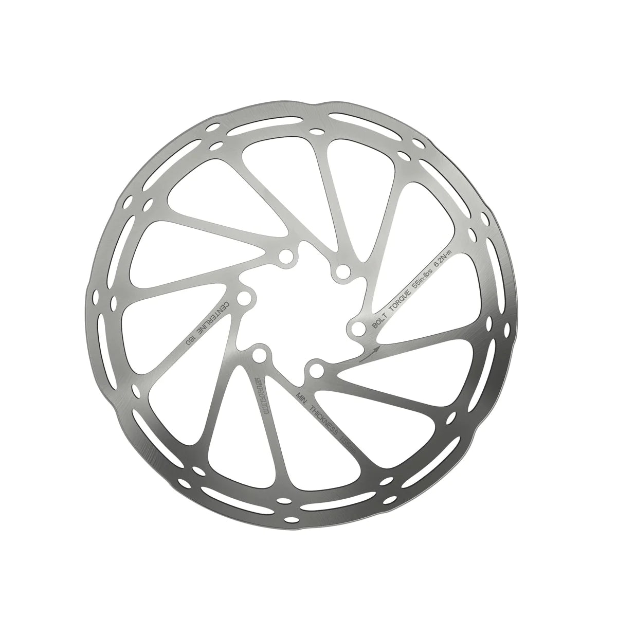 SRAM Centreline Disc Brake Rotor 6-Bolt 180MM Rounded