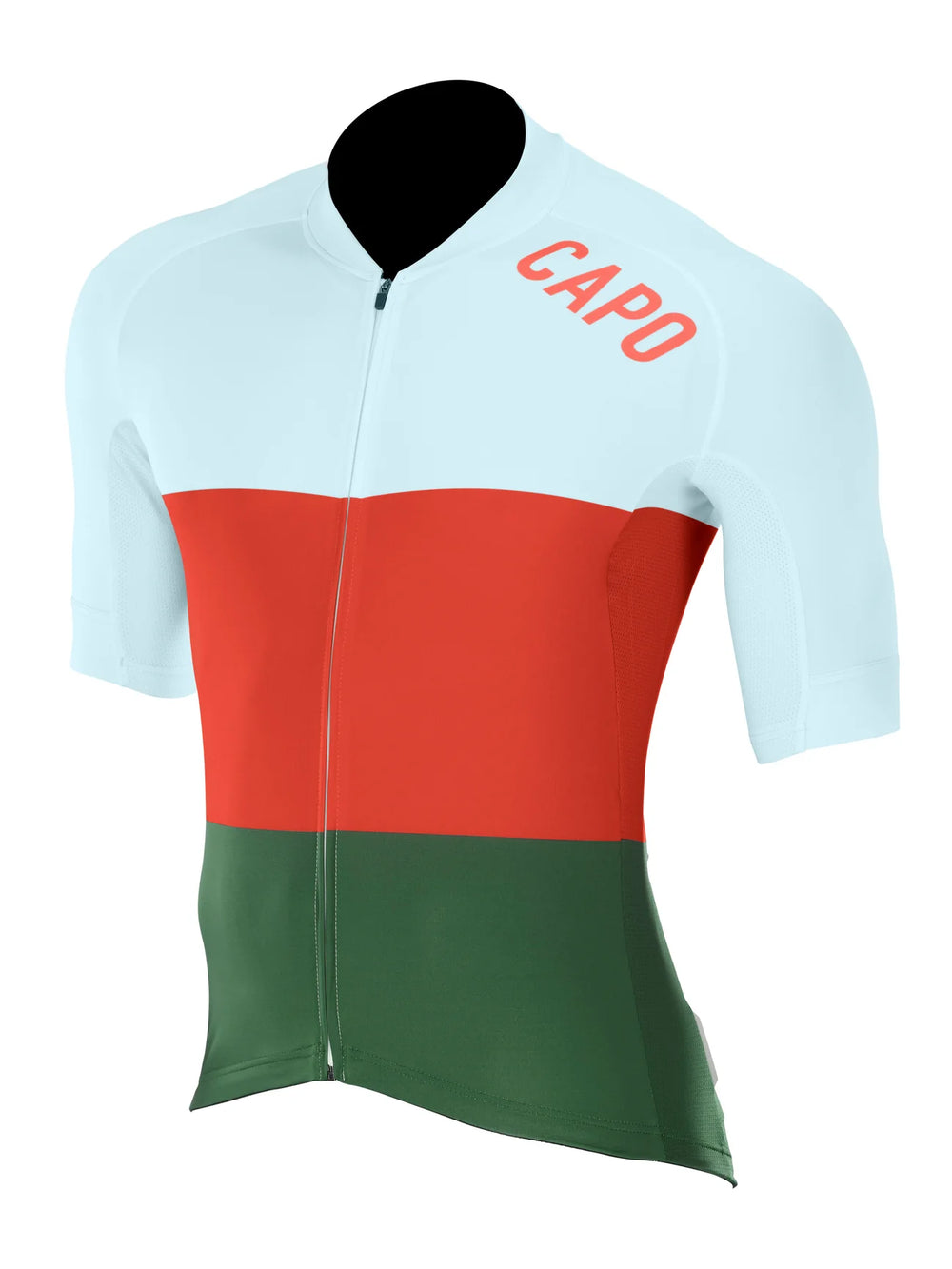 Capo SC Stripe Jersey - Light Blue / Red / Green