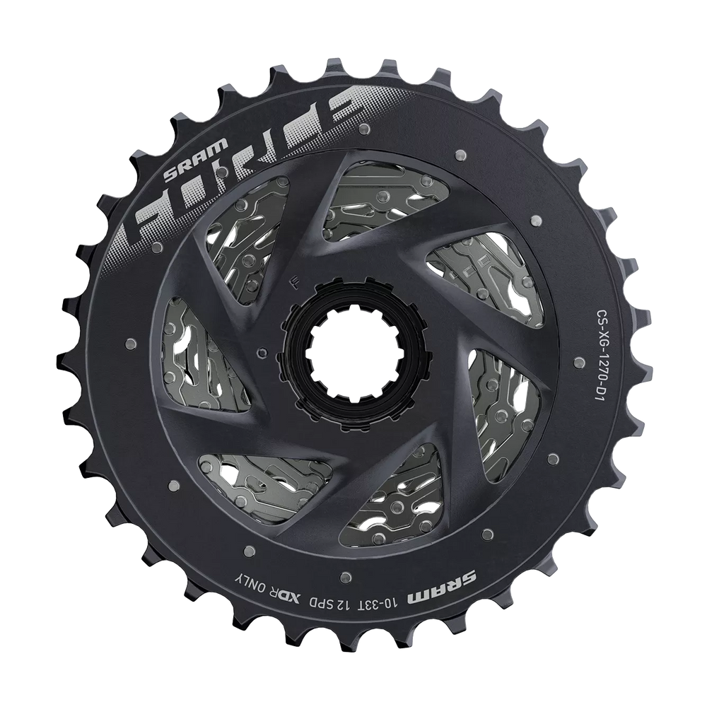 SRAM Force AXS  XG-1270  Silver 12-Speed Cassette 10-33T