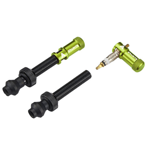 Granite tubeless valve 48mm Green