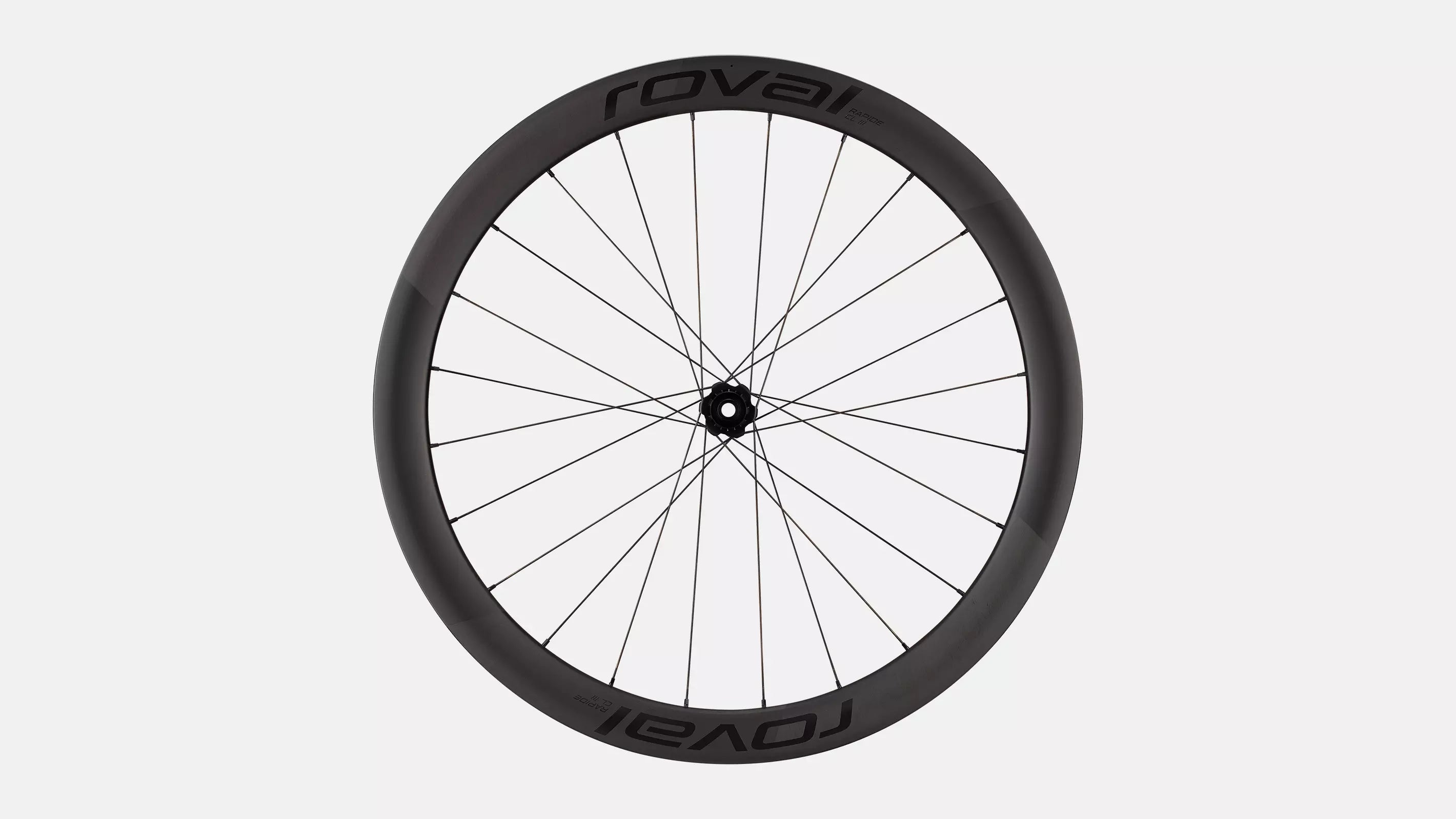 Roval Rapide CL 3 Rear Wheel Satin Carbon / Satin Black