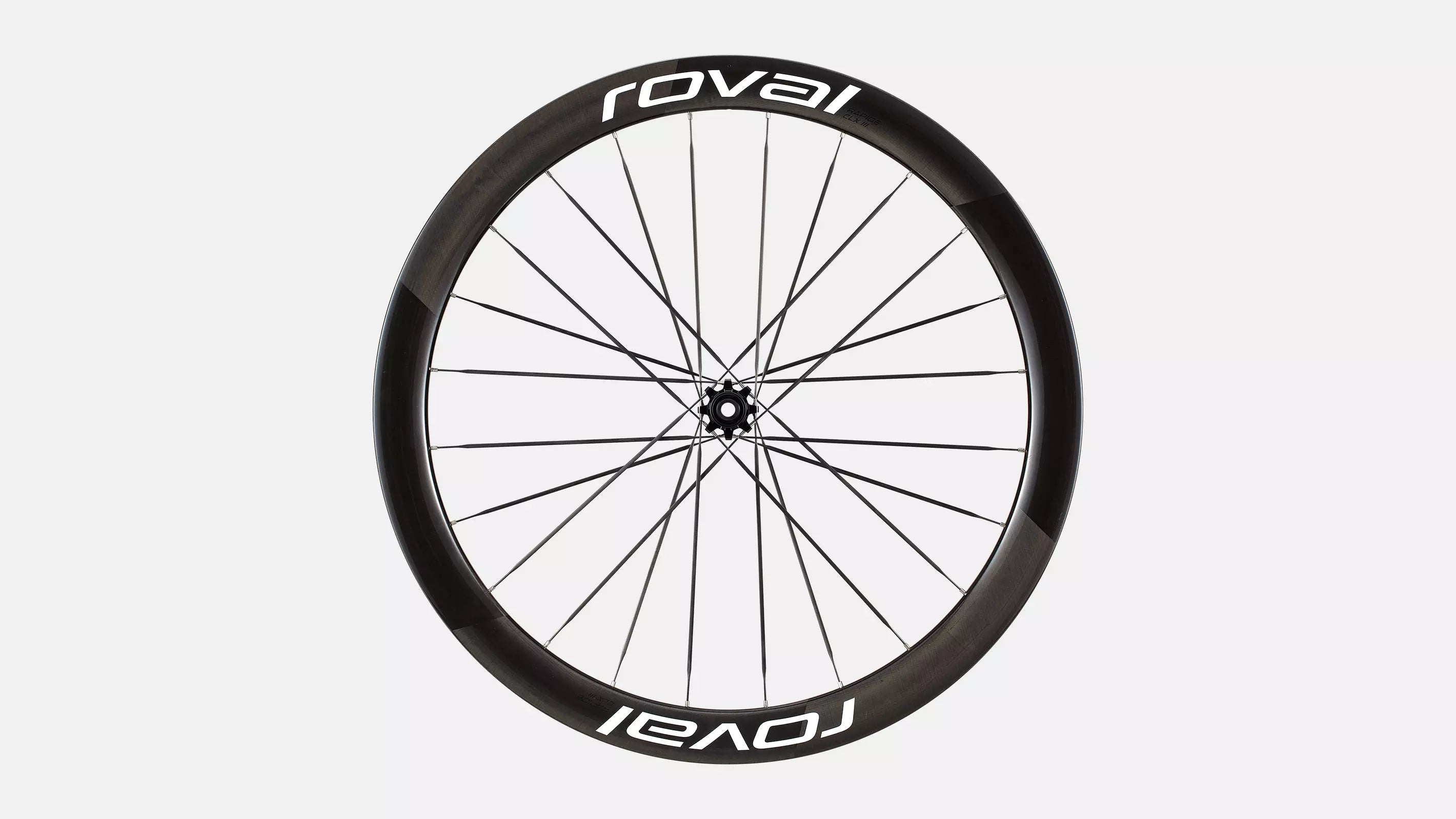 Roval Rapide CLX 3 Rear Wheel Satin Carbon / Gloss Black