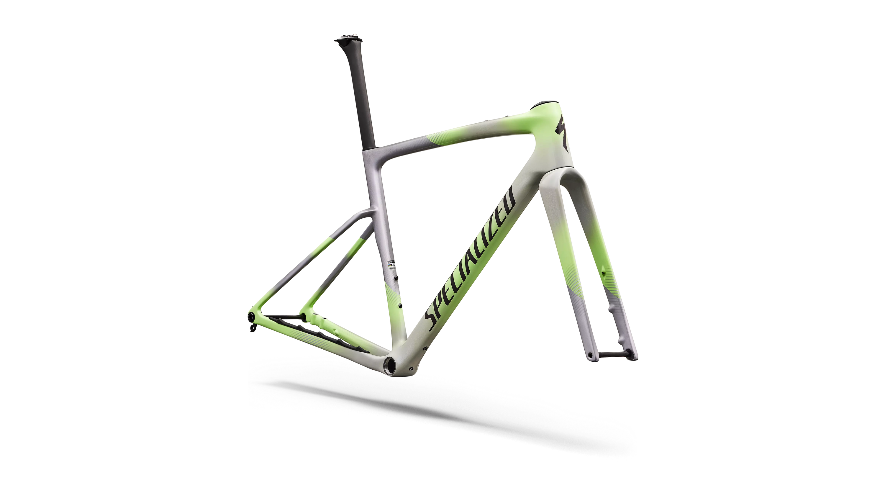 Specialized Crux  5 Frameset Dolomite Metallic / Powder Lime / Nebula Metallic
