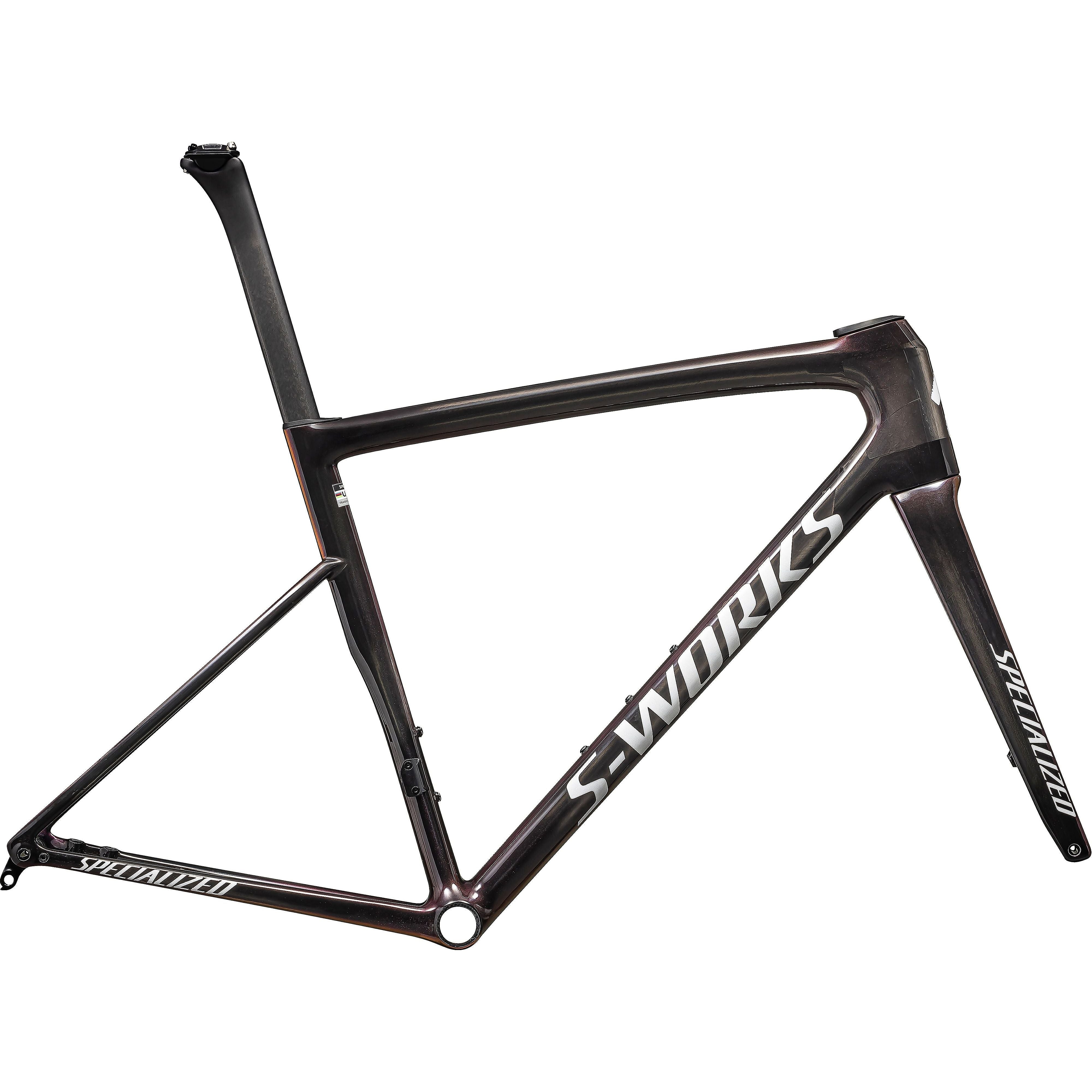 Specialized S-Works Tarmac SL8 Frameset - Gloss carbon / Viavi maganta ...