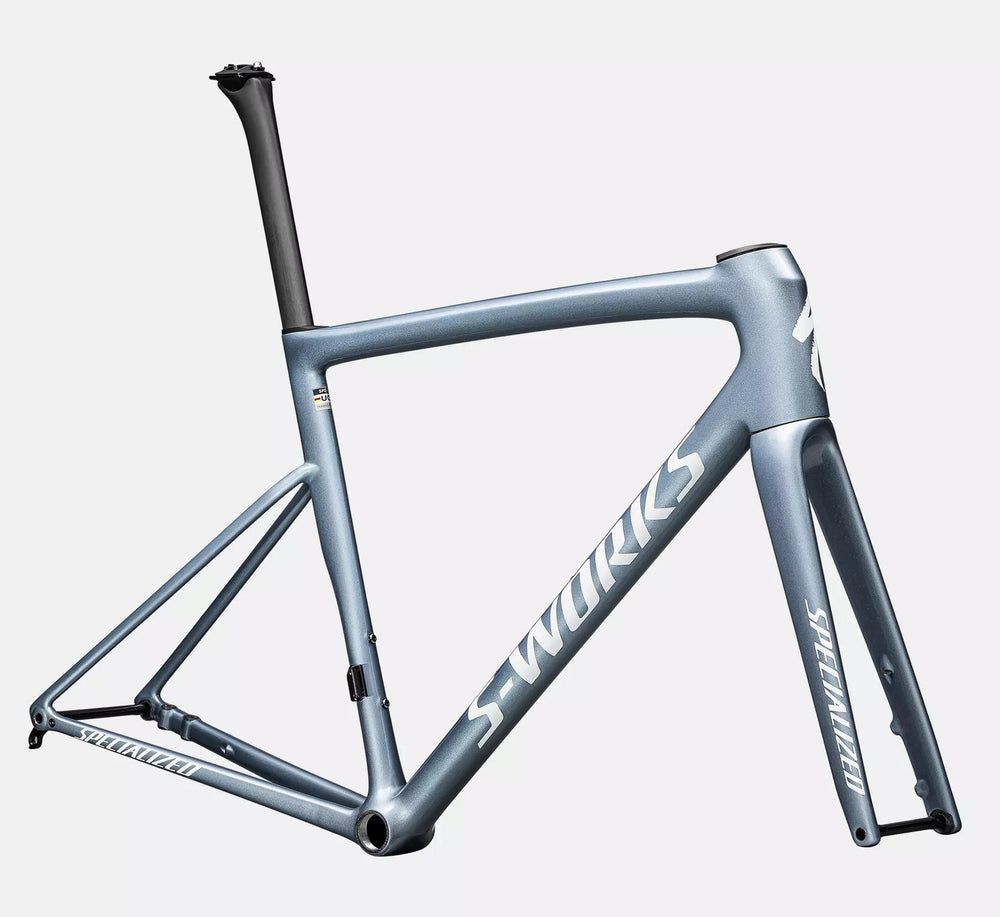 Specialized S-Works Tarmac SL8 Frameset Gloss Glacial Metallic / Red To Gold Pearl / White