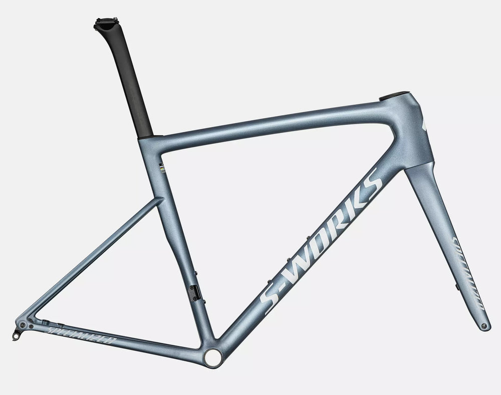 Specialized S-Works Tarmac SL8 Frameset Gloss Glacial Metallic / Red To Gold Pearl / White