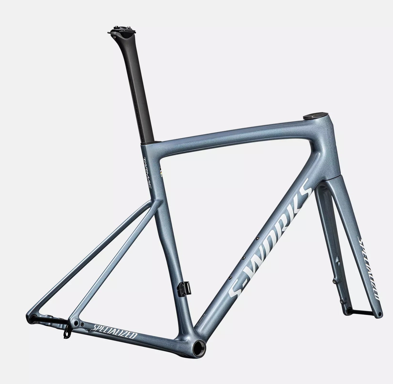 Specialized S-Works Tarmac SL8 Frameset Gloss Glacial Metallic / Red To Gold Pearl / White