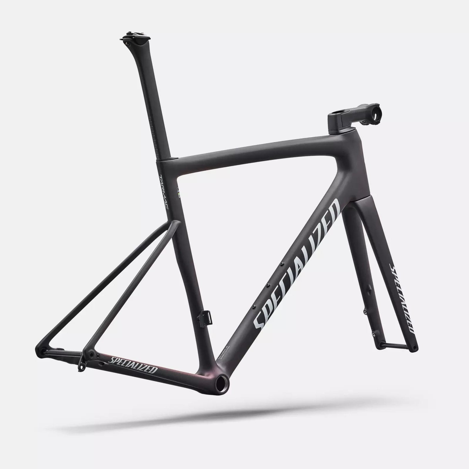 Specialized Tarmac SL8 Frameset - Satin Carbon / 100% Cqv Reflex Super Red Pearl Front Edge Fade / Metallic White Silver