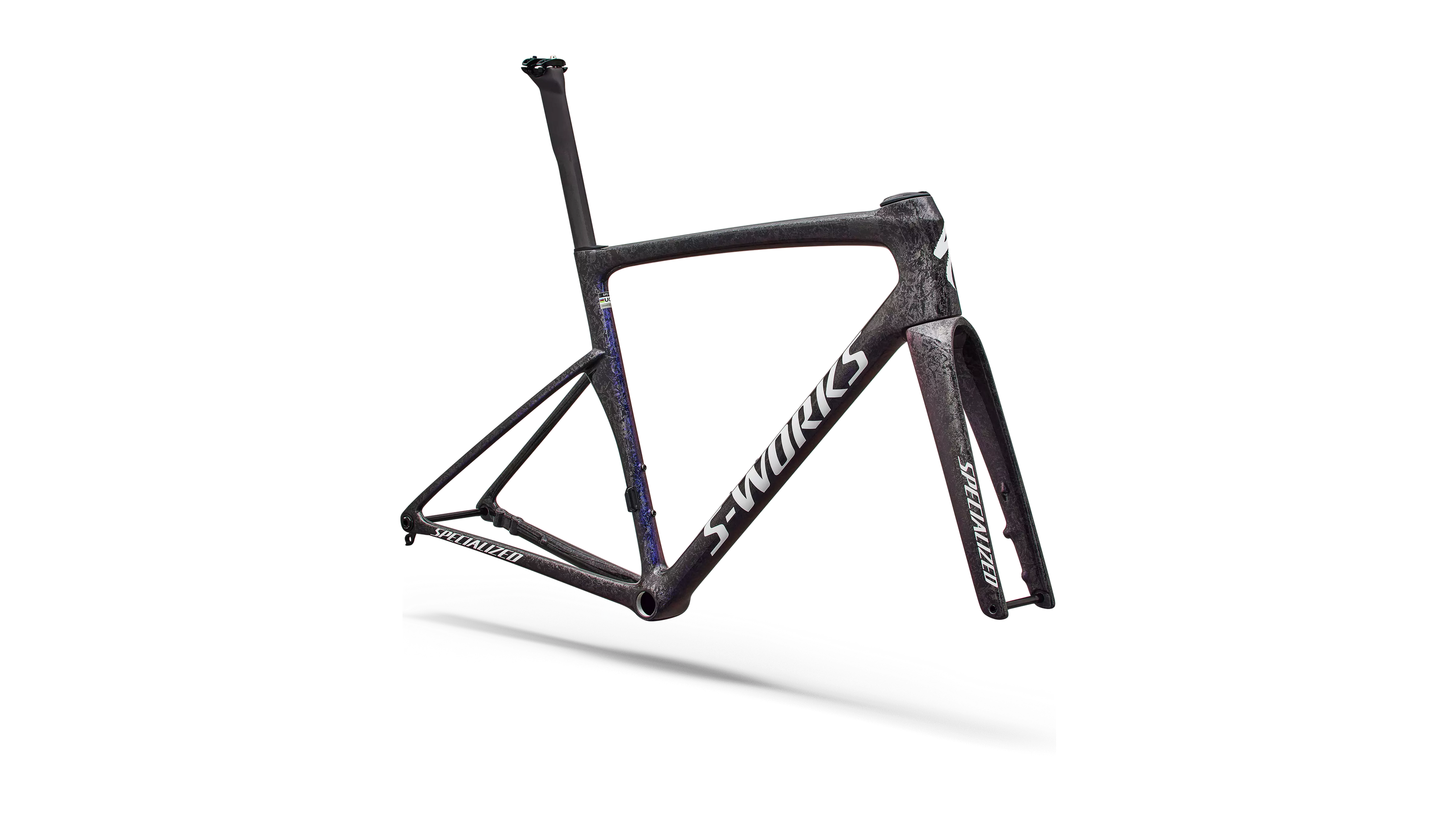 Specialized S-Works Tarmac SL9 Frameset - Carbon / Blue Red Chameleon / White