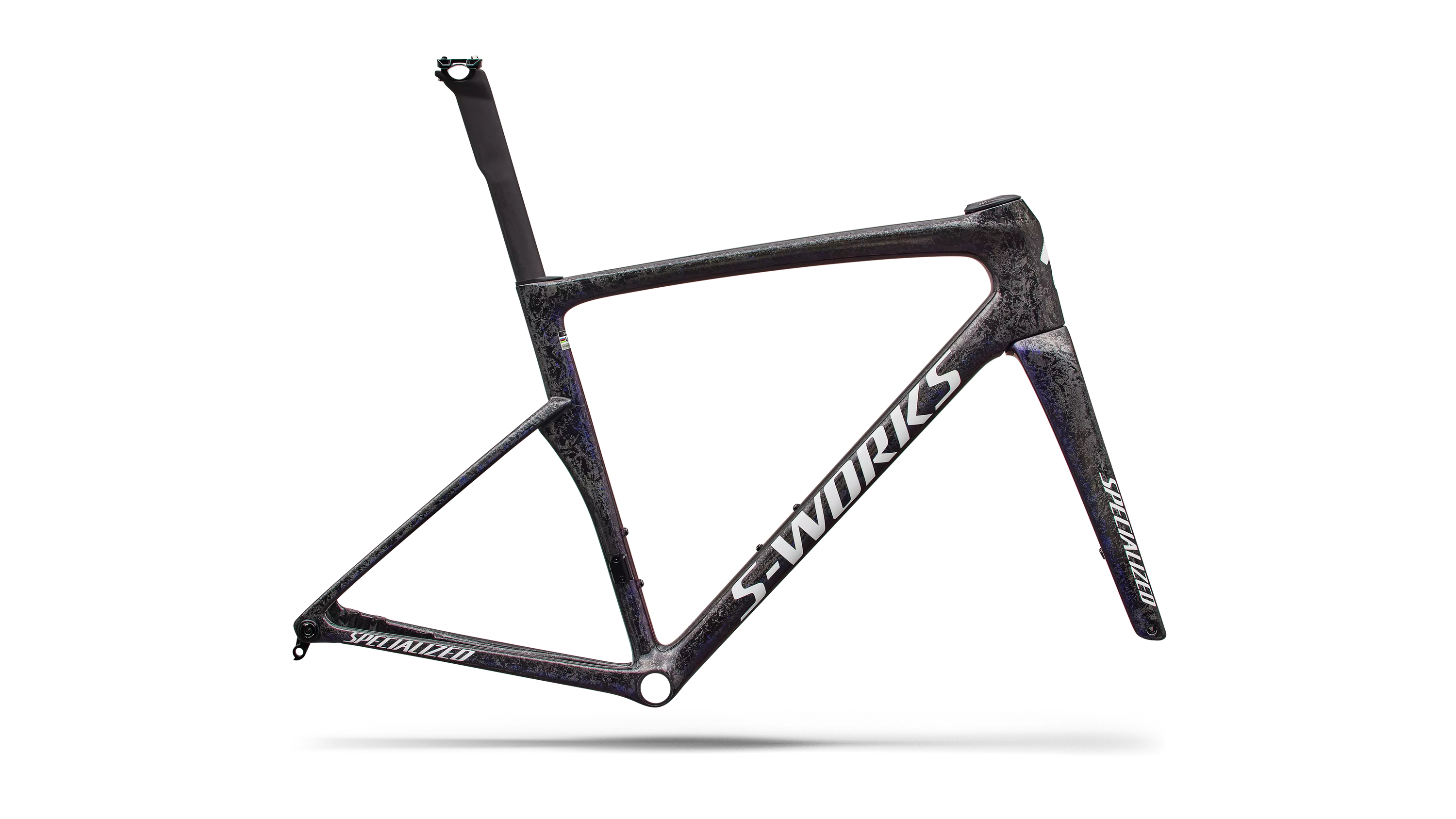 Specialized S-Works Tarmac SL9 Frameset - Carbon / Blue Red Chameleon / White