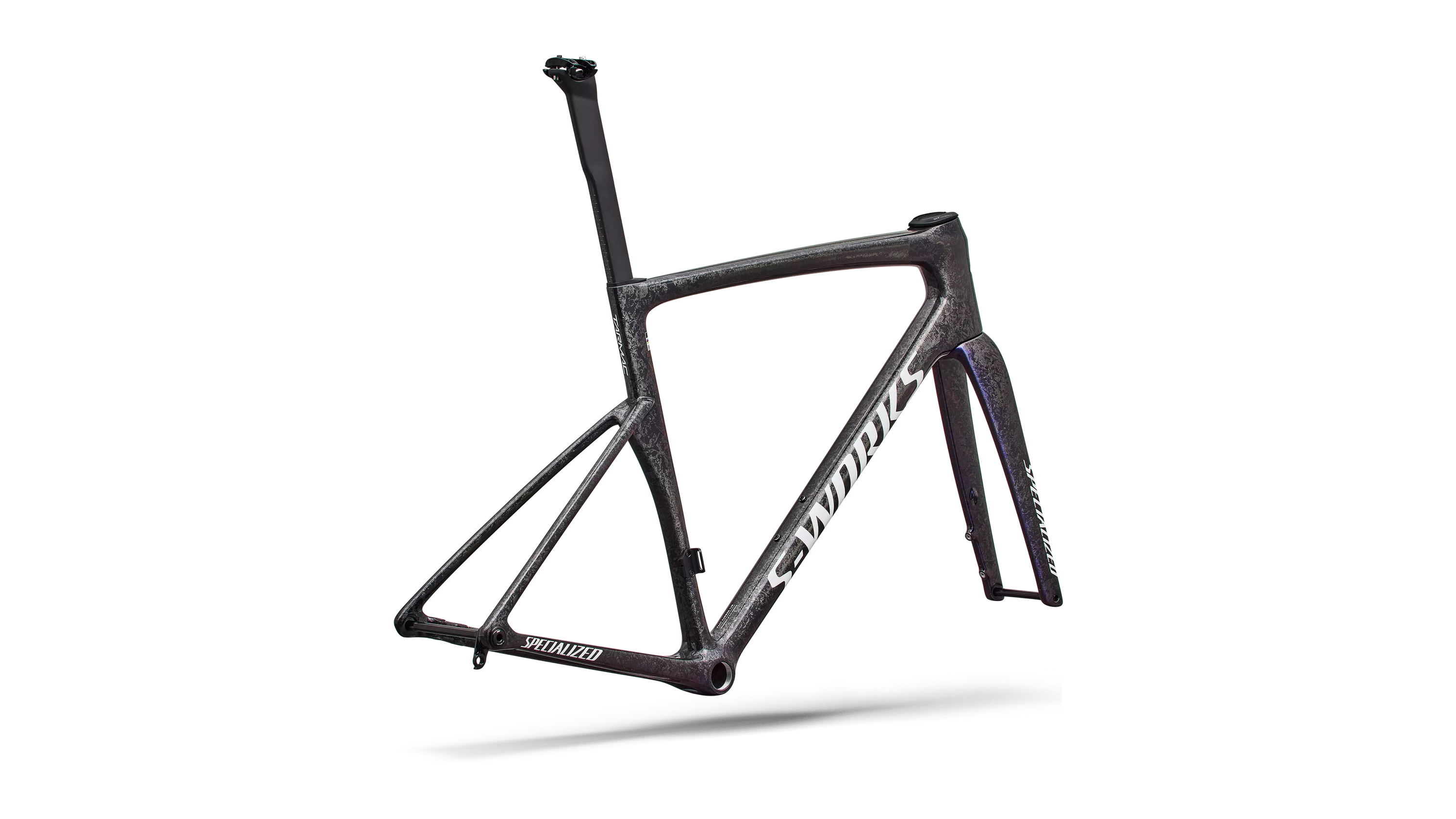 Specialized S-Works Tarmac SL9 Frameset - Carbon / Blue Red Chameleon / White