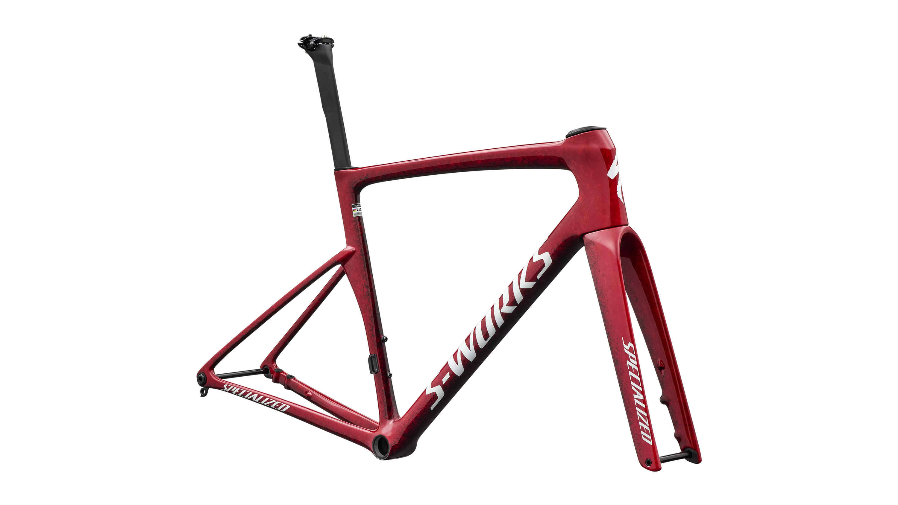 Specialized S-Works Tarmac SL9 Frameset - Vivid Red / Tarmac Black / White