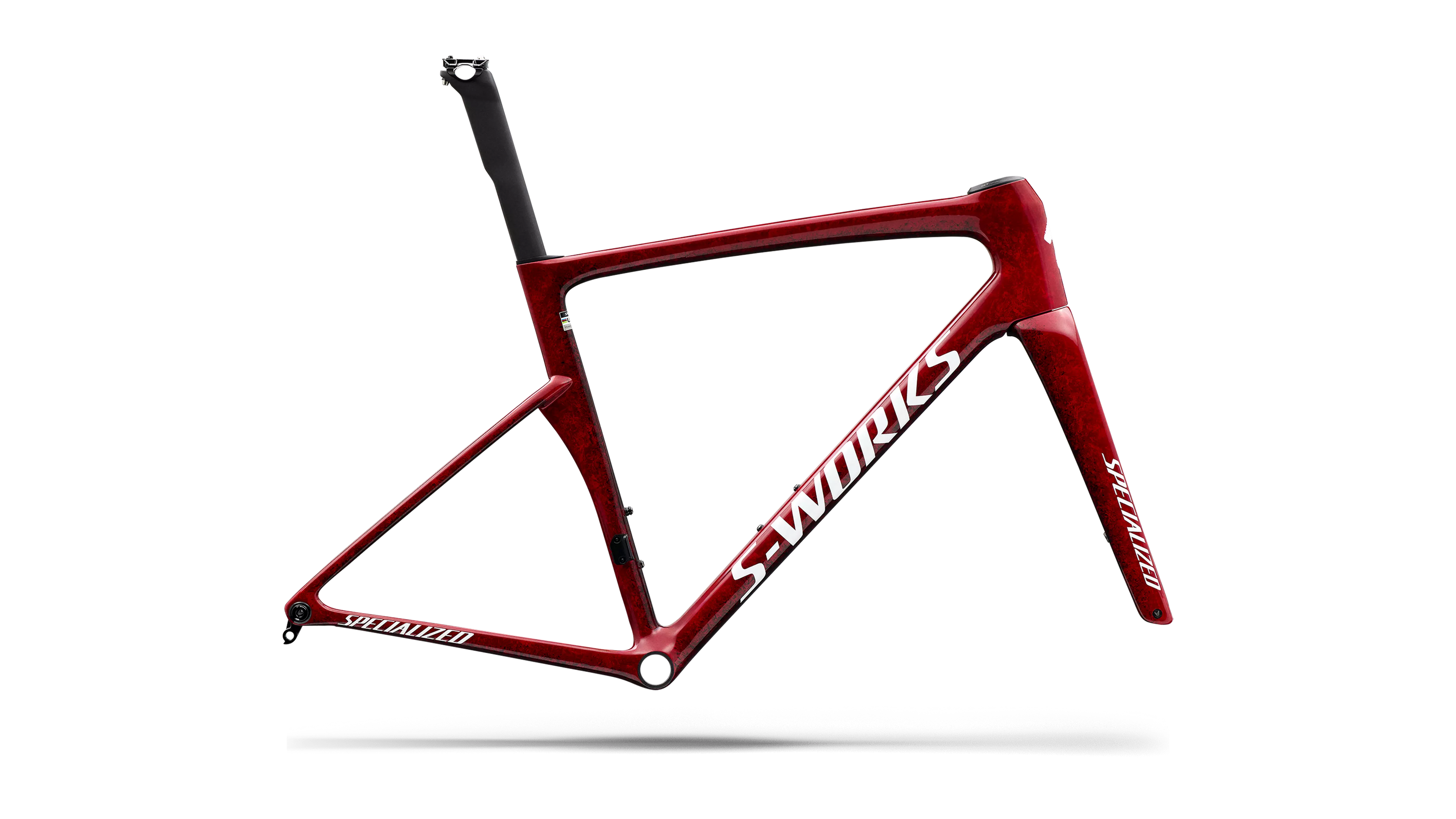 Specialized S-Works Tarmac SL9 Frameset - Vivid Red / Tarmac Black / White