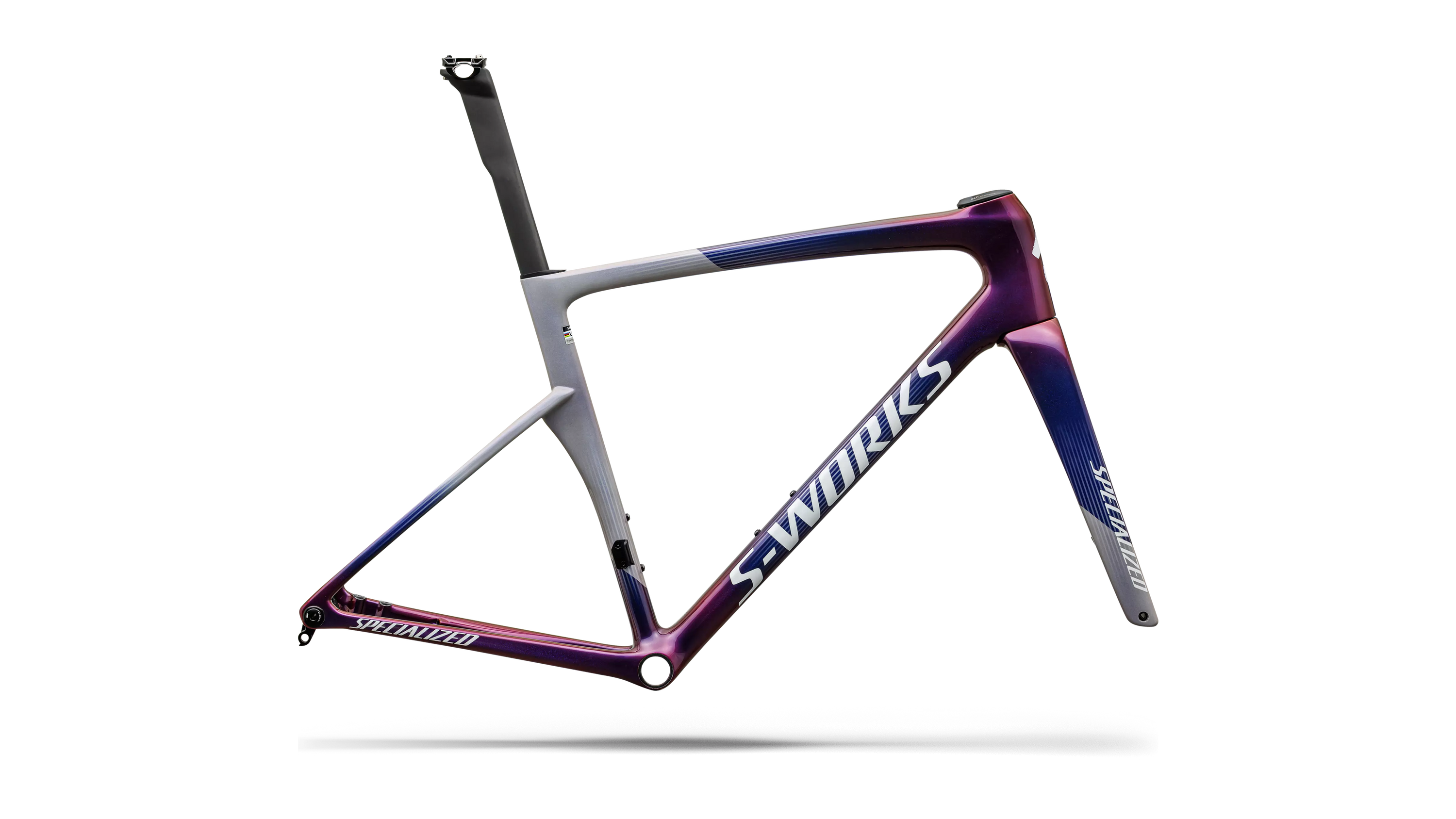 Specialized S-Works Tarmac SL9 Frameset - Red Sky / Dove Grey / Metallics White Silver