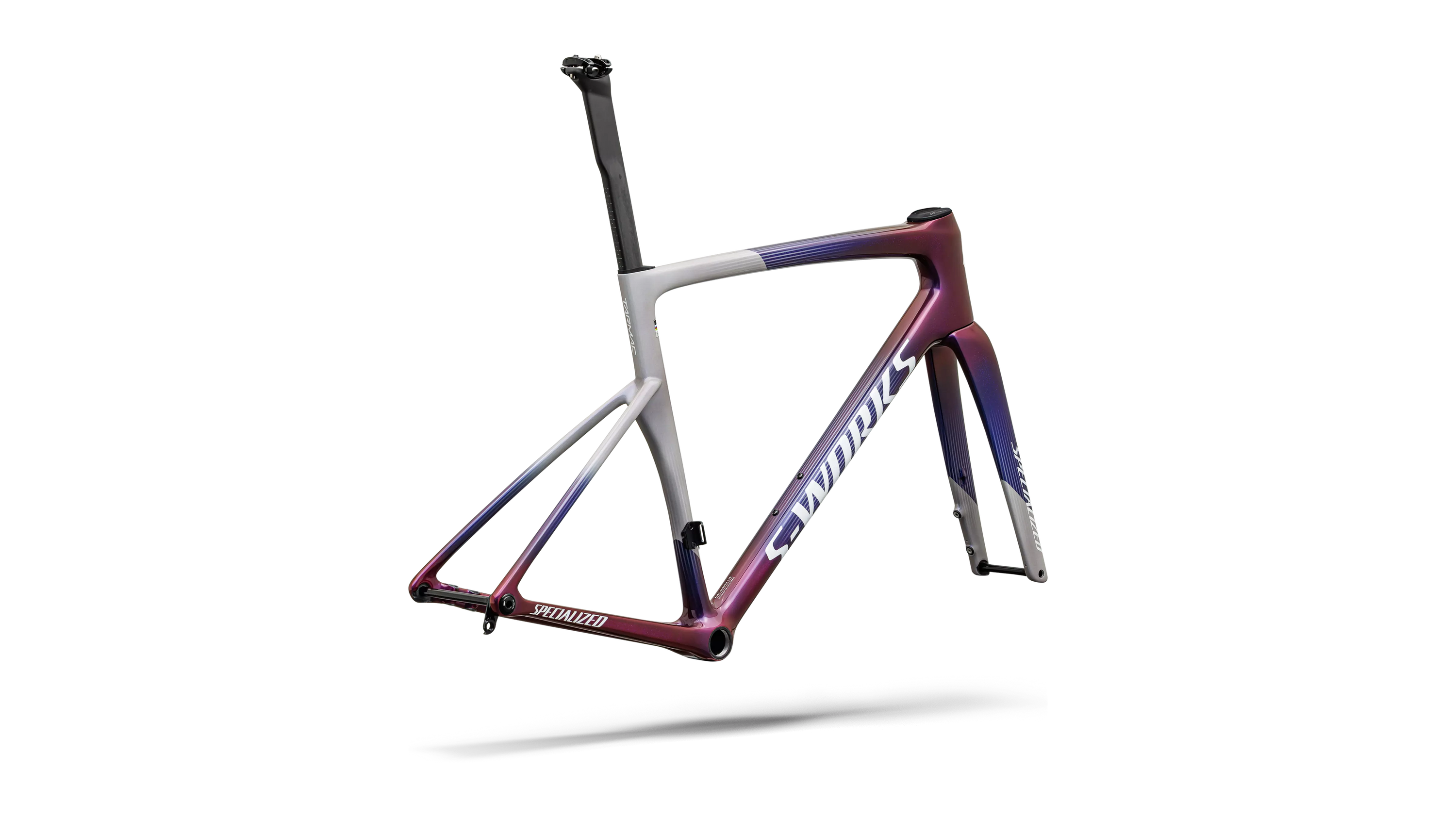 Specialized S-Works Tarmac SL9 Frameset - Red Sky / Dove Grey / Metallics White Silver