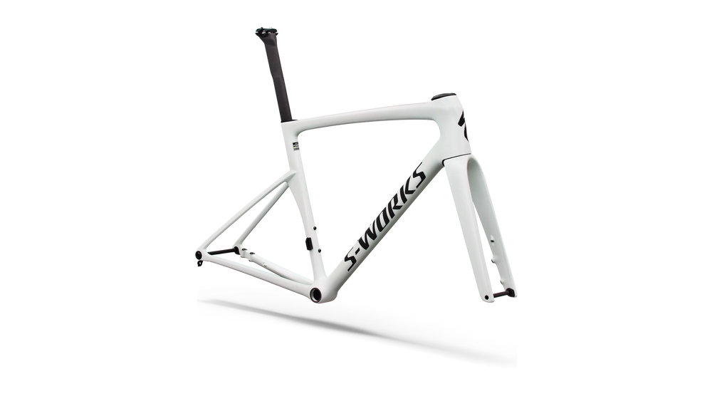 Specialized S-Works Tarmac SL9 Frameset - Metallic White Silver / Gold Pearl / Metallic Obsidian