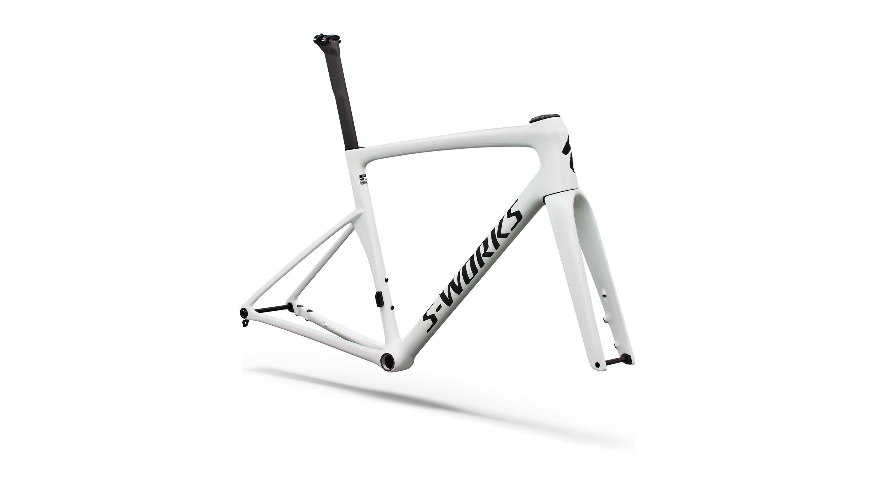 Specialized S-Works Tarmac SL9 Frameset - Metallic White Silver / Gold Pearl / Metallic Obsidian