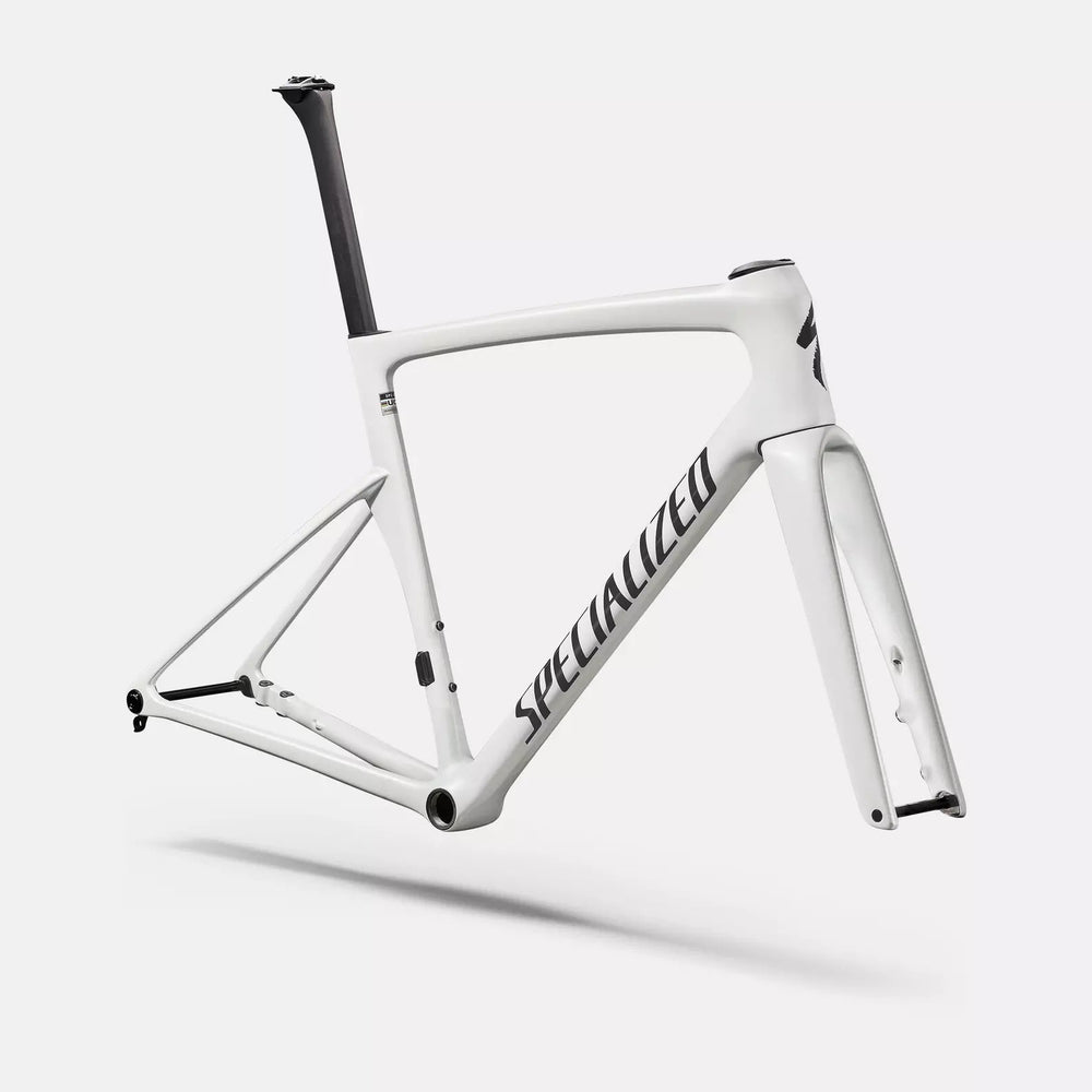Specialized Tarmac SL9 Frameset - Gloss White Silver Metallic / Tarmac Black