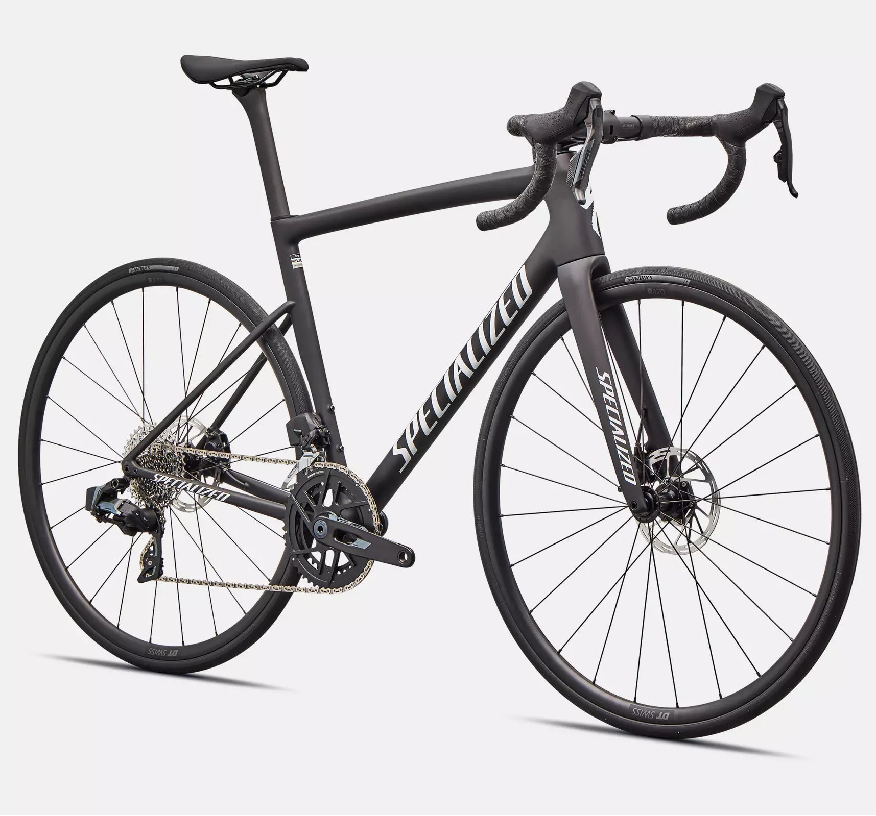 Specialized Tarmac SL8 Comp Bike - Satin Carbon / White