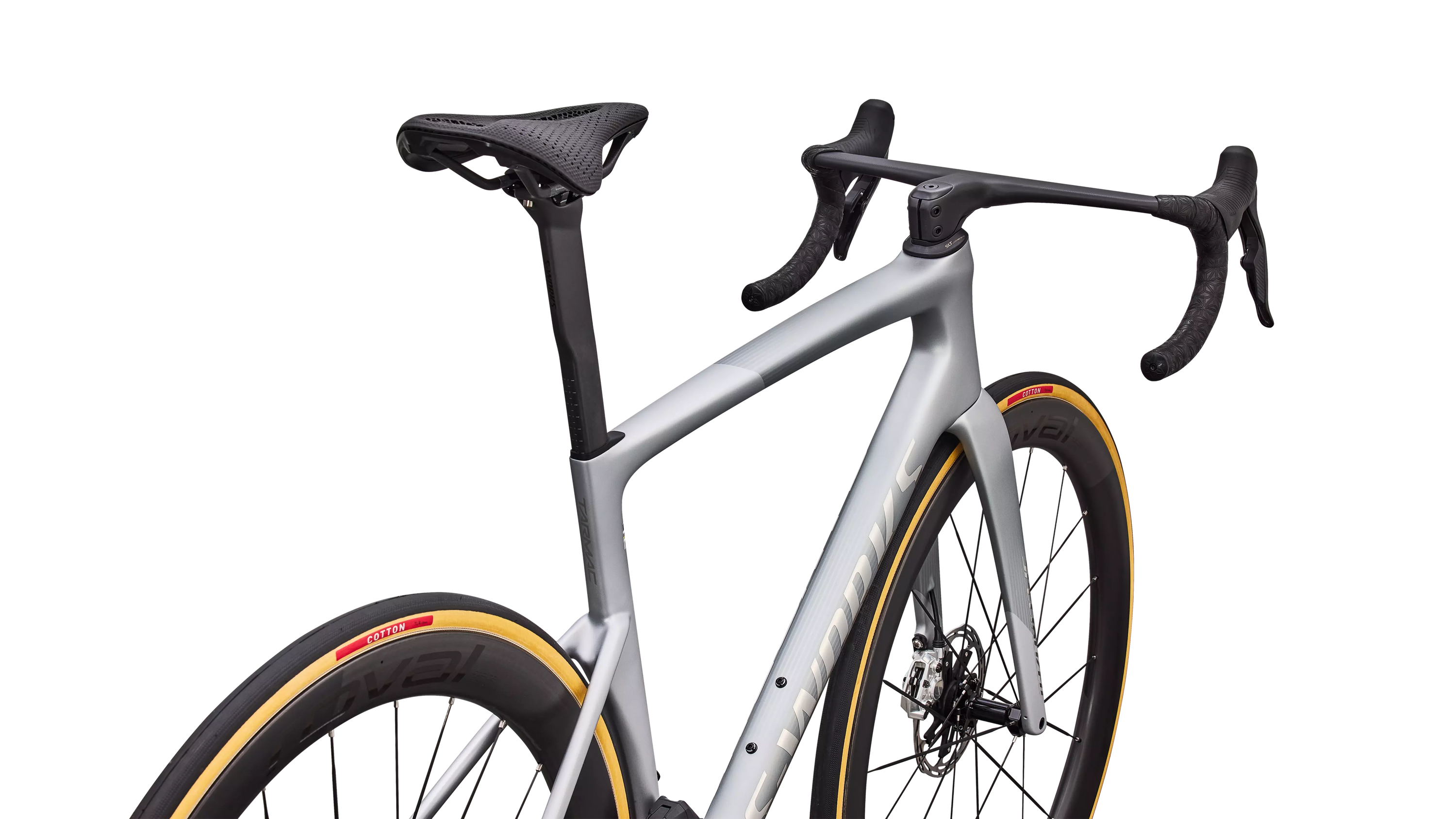 Specialized S-Works Tarmac SL9 SRAM Red AXS Bike - Silver Dust / Spectre Flare / Chrome