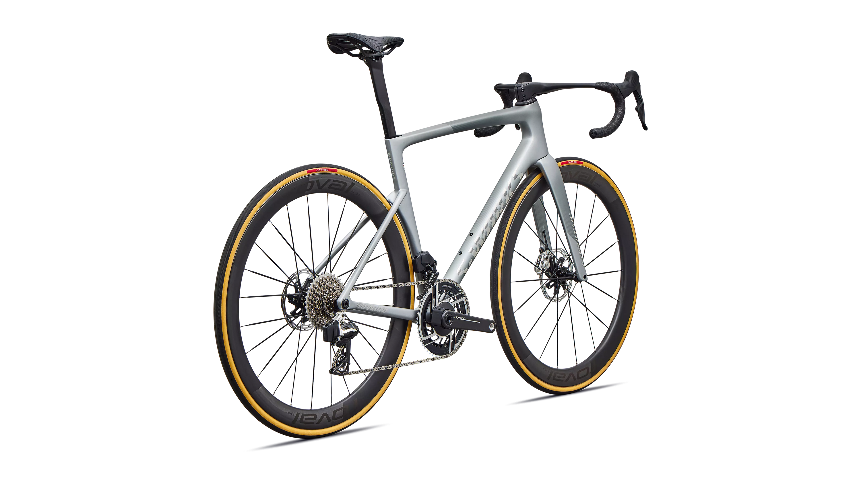 Specialized S-Works Tarmac SL9 SRAM Red AXS Bike - Silver Dust / Spectre Flare / Chrome