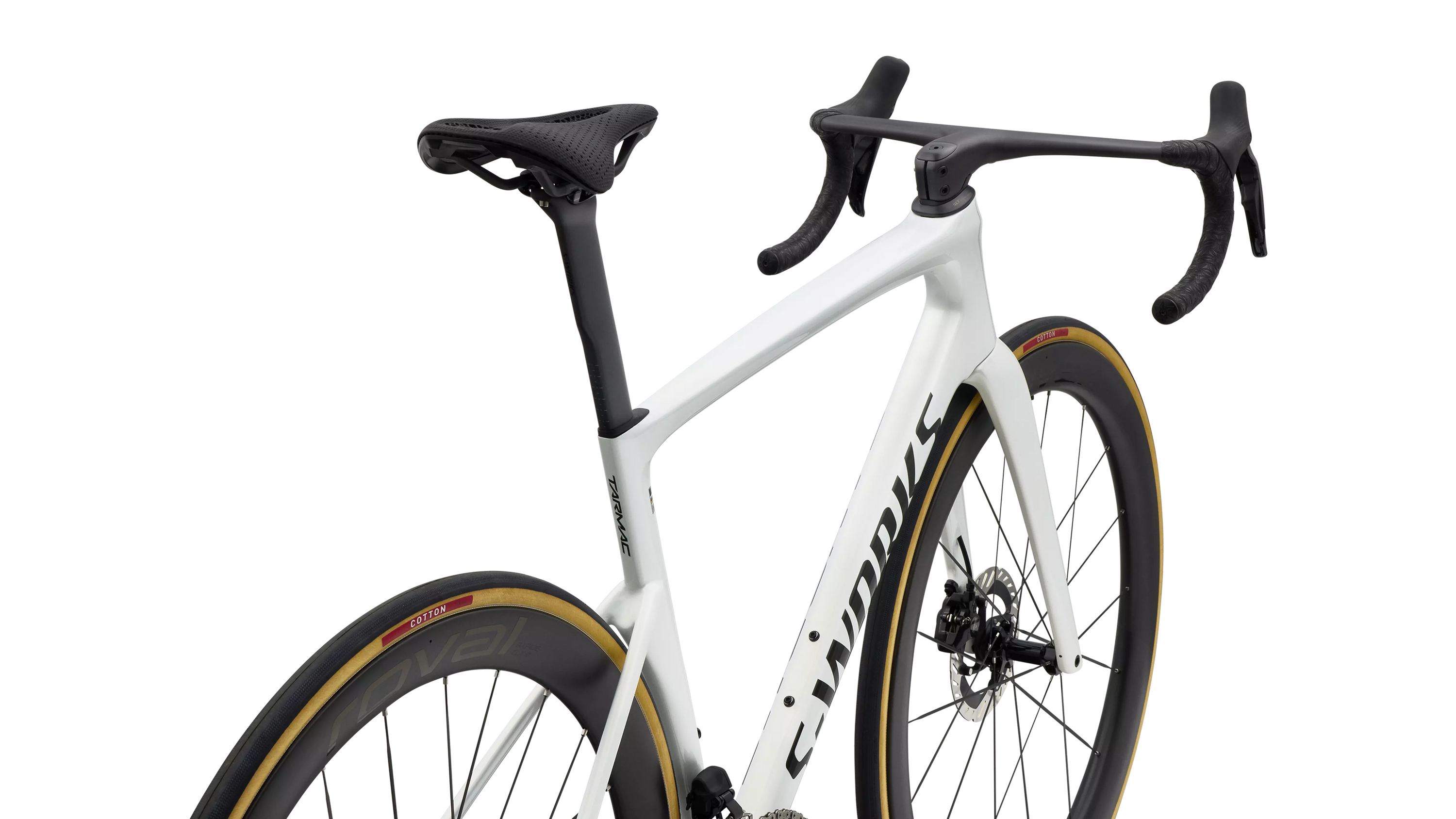 Specialized S-Works Tarmac SL9 DA Di2 Bike - Metallic White Silver / Gold Pearl / Metallic Obsidian