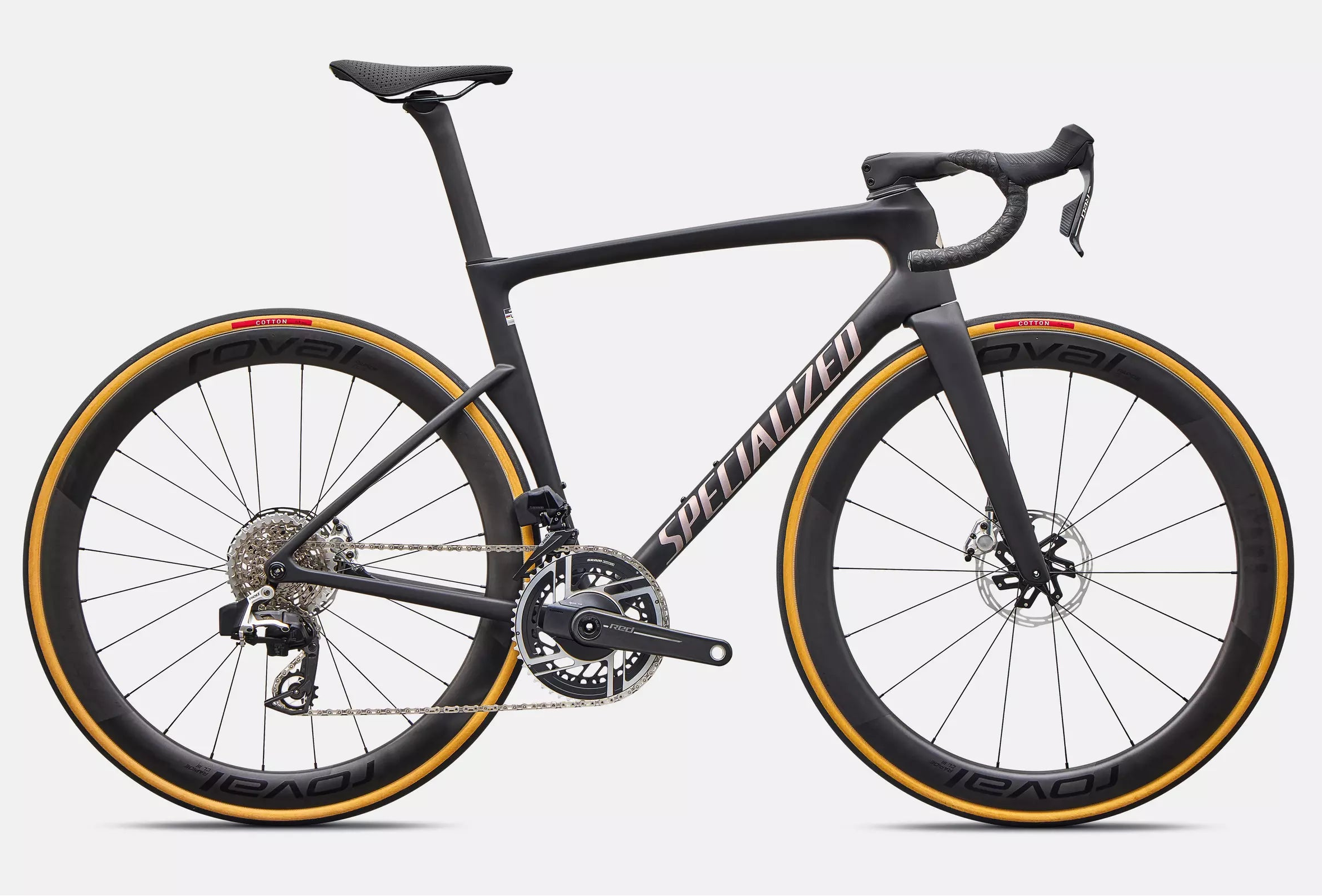 Specialized Tarmac SL9 S-Level Red AXS bike - Satin Carbon / Silver Dust
