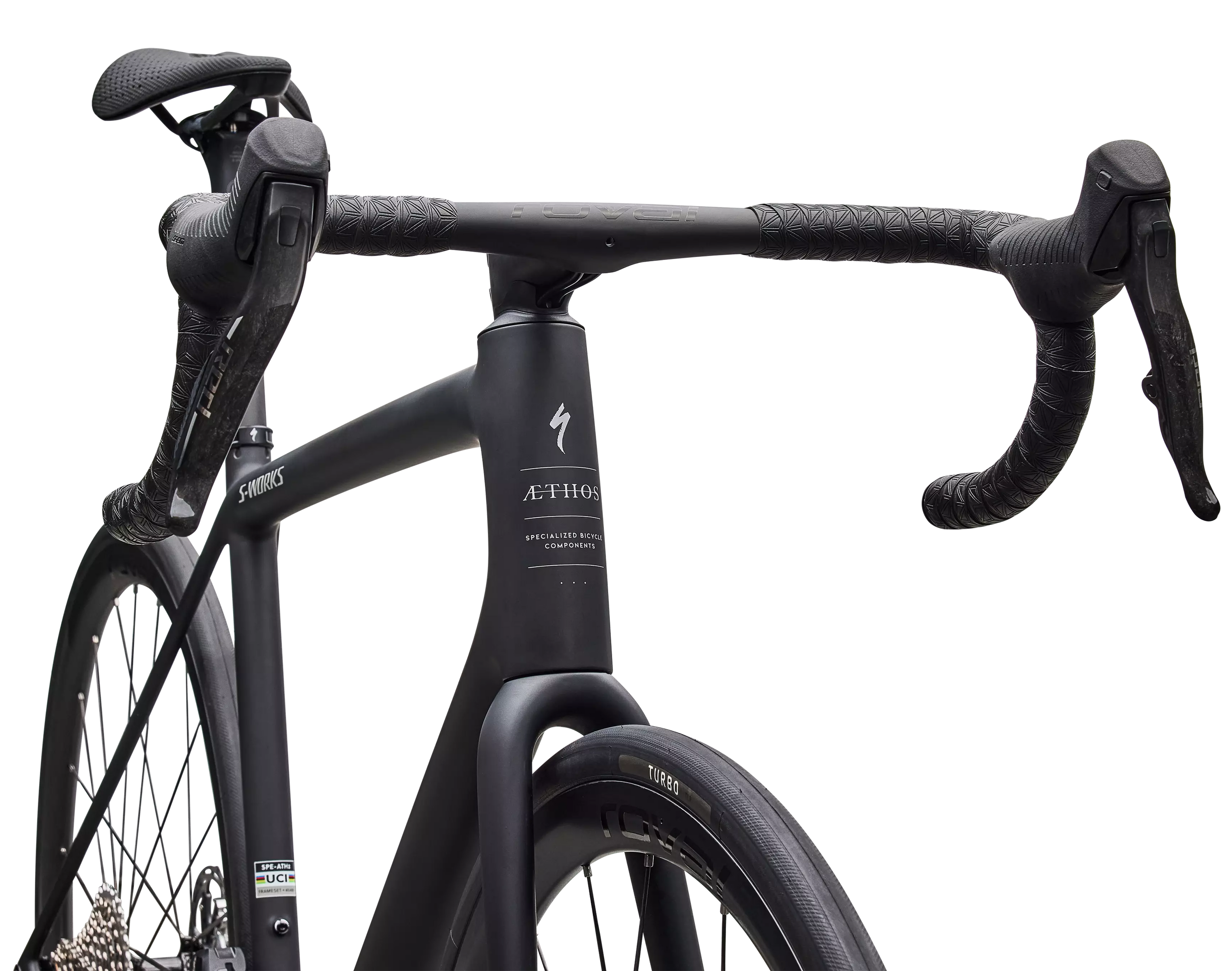 Specialized S-Works Aethos 2 AXS Satin Carbon / Gloss Dolomite Metallic