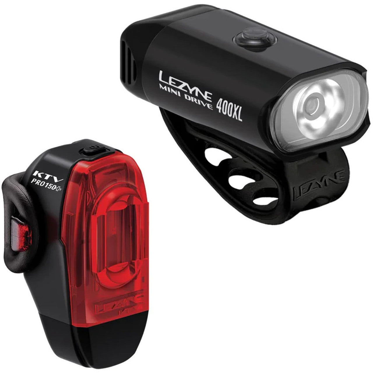 Lezyne Mini Drive 400XL Front / KTV Drive Pro Rear - Light Set